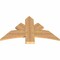 Ekena Millwork Alberta Smooth Timber Gable Bracket, Western Red Cedar, 36"W x 21"H x 1 1/2"D x 5 1/2"F, 14/12 Pitch GBW036X21X0206ALB00SWR - alternate 2